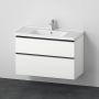 Duravit D-Neo meubelset m. wastafelonderbouwkast m. 2 laden m. softclose 100x20x48cm incl. wastafel wit mat DE012201818 - Thumbnail 2
