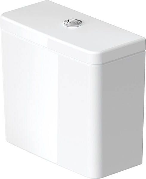 Duravit D neo reservoir achter onder aansluiting links 39 5 x 18 x 36 cm wit