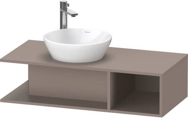 Duravit D-Neo wastafelonderkast 100x26x48cm Basalt Mat de491904343