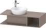 Duravit D-Neo wastafelonderbouwkast met open vak rechts 100 x 26 x 48 cm basalt mat - Thumbnail 2