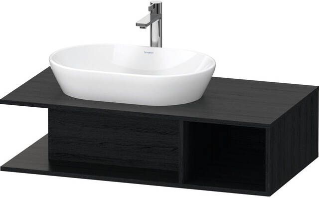 Duravit D-Neo wastafelonderkast 100x26x55cm Eiken (zwart) Mat de492901616