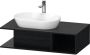 Duravit D-Neo wastafelonderbouwkast met open vak rechts 100 x 26 x 55 cm eiken zwart mat - Thumbnail 2