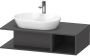 Duravit D-Neo wastafelonderbouwkast met open vak rechts 100 x 26 x 55 cm grafiet mat - Thumbnail 2