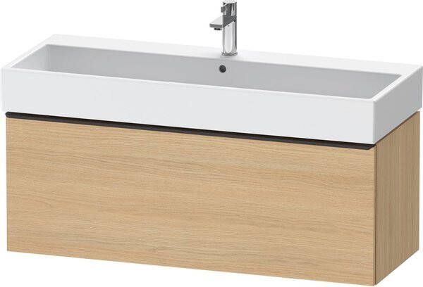 Duravit D-Neo wastafelonderkast 118.4x44x44.2cm 1 lade Natuur eiken Mat de427503030