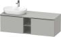 Duravit D-Neo wastafelonderkast geschikt voor wastafel links met 2 lades en 1 open schap 140 x 55 x 45 9 cm betongrijs mat - Thumbnail 2