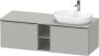 Duravit D-Neo wastafelonderkast geschikt voor wastafel rechts met 2 lades en 1 open schap 140 x 55 x 45 9 cm betongrijs mat - Thumbnail 2