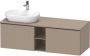Duravit D-Neo wastafelonderkast geschikt voor wastafel links met 2 lades en 1 open schap 140 x 55 x 45 9 cm linnen mat - Thumbnail 2