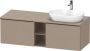Duravit D-Neo wastafelonderkast geschikt voor wastafel rechts met 2 lades en 1 open schap 140 x 55 x 45 9 cm linnen mat - Thumbnail 2