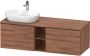 Duravit D-Neo wastafelonderkast geschikt voor wastafel links met 2 lades en 1 open schap 140 x 55 x 45 9 cm noten mat - Thumbnail 2