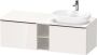 Duravit D-Neo wastafelonderkast geschikt voor wastafel rechts met 2 lades en 1 open schap 140 x 55 x 45 9 cm wit hoogglans - Thumbnail 2
