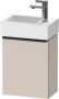 Duravit D-Neo wastafelonderkast 36.4x44x22.2cm Rechtsdraaiend 1 deur Taupe Mat de4218r9191 - Thumbnail 1