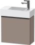 Duravit D-Neo wastafelonderkast 48.4x44x22.2cm Rechtsdraaiend 1 deur Basalt Mat de4219r4343 - Thumbnail 1