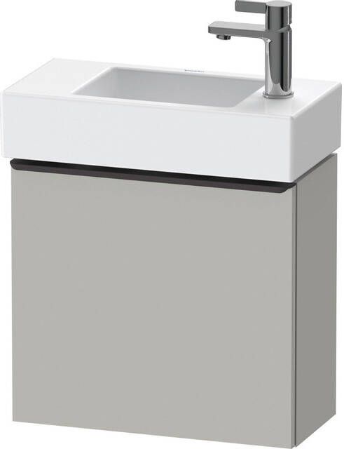 DURAVIT D-Neo wastafelonderbouw hangend 48 4x22 2x44cm deuraanslag rechts Concrete Grey Matt decor