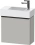 DURAVIT D-Neo wastafelonderbouw hangend 48 4x22 2x44cm deuraanslag rechts Concrete Grey Matt decor - Thumbnail 1