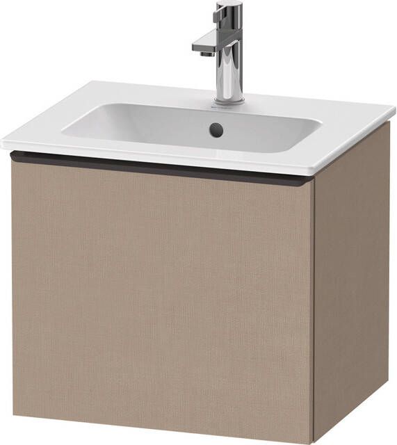 Duravit D-Neo wastafelonderkast 51x44x40.2cm 1 lade Linnen Mat de426007575