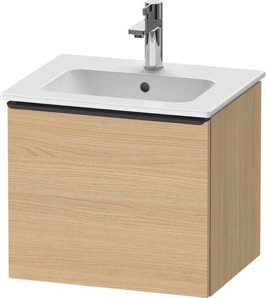 Duravit D-Neo wastafelonderkast 51x44x40.2cm 1 lade Natuur eiken Mat de426003030