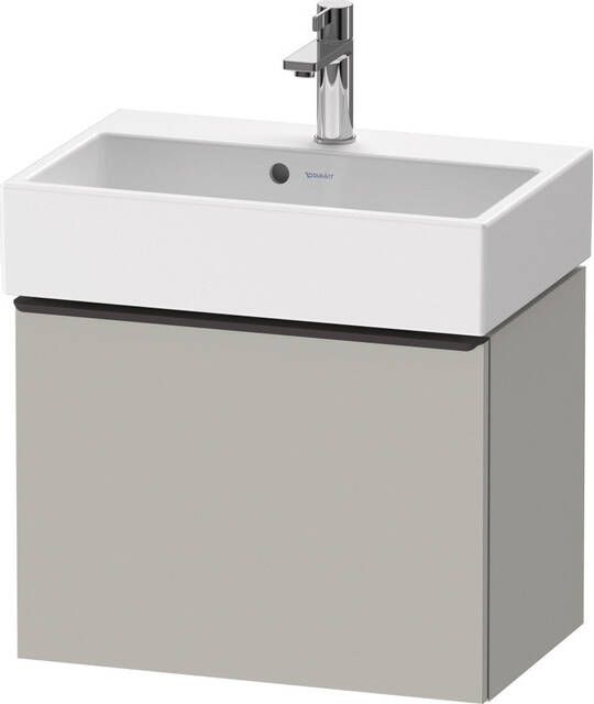 Duravit D-Neo wastafelonderkast 58.4x44x37.2cm 1 lade met softclose Betongrijs Mat de422900707