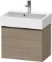 Duravit D-Neo wastafelonderkast 58.4x44x37.2cm 1 lade met softclose Eiken (terra) Mat de422903535 - Thumbnail 1