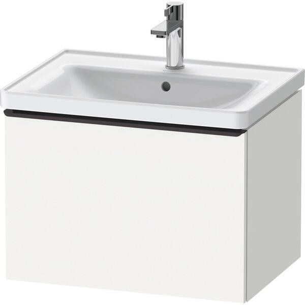 Duravit D-Neo wastafelonderkast 63.4x44x45.2cm 1 lade met softclose wit Mat de425401818