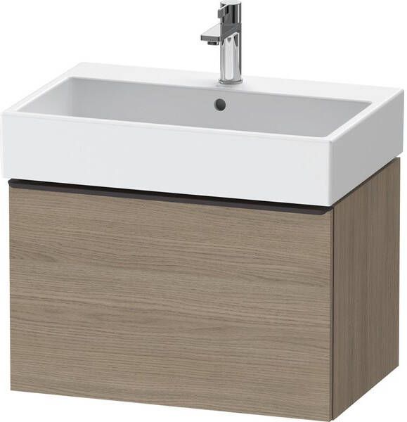 Duravit D-Neo wastafelonderkast 68.4x44x44.2cm 1 lade Eiken (terra) Mat de427203535