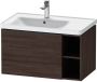 Duravit D Neo wastafelonderkast met lade en zijdelings rekelement rechts 78 4 x 45 2 x 44 cm kastanje donker mat - Thumbnail 2