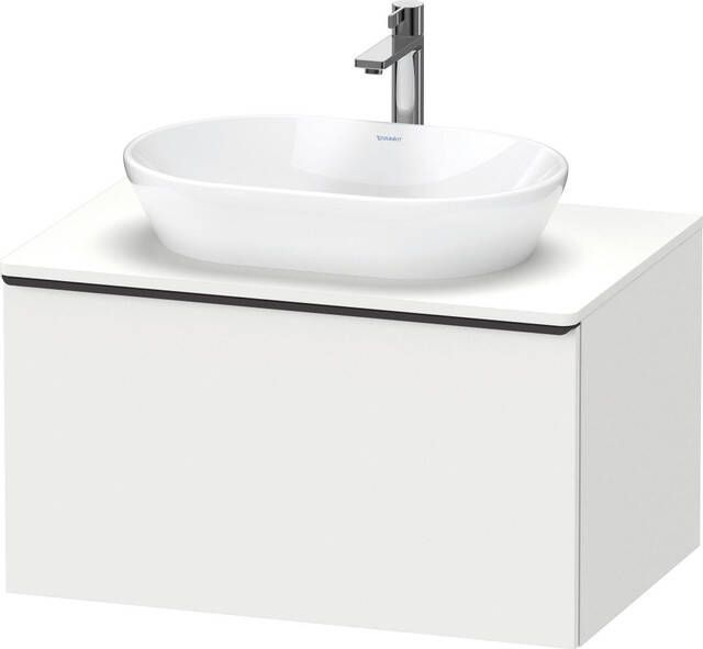 Duravit D-Neo wastafelonderkast 80x45.9x55cm 1 lade wit Mat de494701818