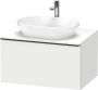 DURAVIT D-Neo wastafelonderbouw hangend 80x55x45 9cm 1 lade Wit mat decor - Thumbnail 2