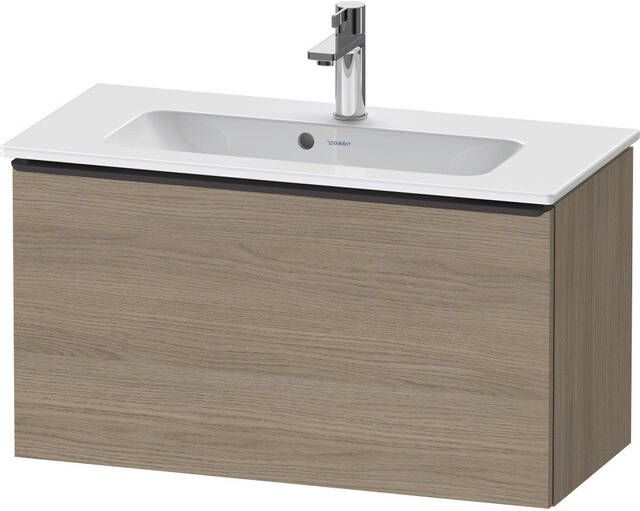 Duravit D-Neo wastafelonderkast 81x44x37.2cm 1 lade Eiken (terra) Mat de426903535