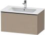 Duravit D-Neo wastafelonderkast 81x44x46.2cm 1 lade Linnen Mat de426207575 - Thumbnail 2