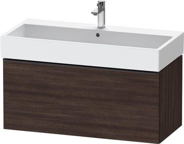 Duravit D-Neo wastafelonderkast 98.4x44x44.2cm 1 lade Kastanje (donker) Mat de427405353