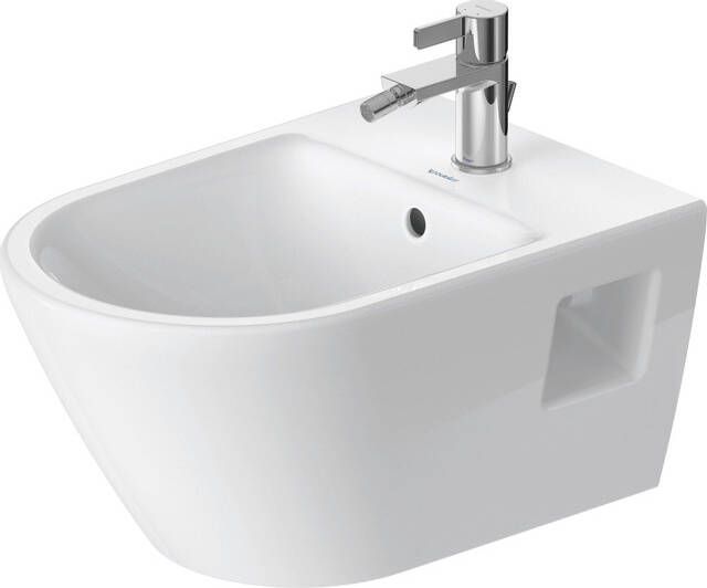 Duravit D-Neowandbidet m. kraangat m. overloop37x54x27cmm. WGwit 22951500001