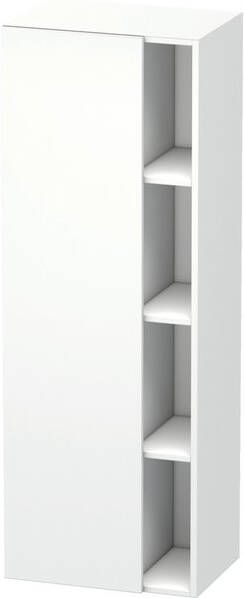 Duravit DuraStyle badkamerkast 50x36x140cm 1 deur Greeploos wit DS1239L1818