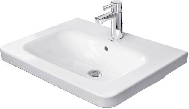 Duravit DuraStyle meubelwastafel m. overloop m. 1 kraangat 65x48cm wit 2320650000