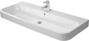 Duravit Happy d.2 meubelwastafel 120 1 kraangat met overloop geslepen wit 2318120027
