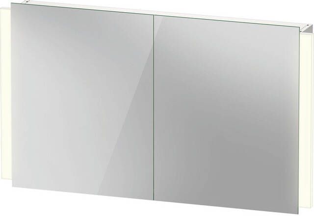 Duravit Ketho 2spiegelkast met 2 deuren met led verlichting120x70x15.7cmmet sensorschakelaarwit K27138000000000
