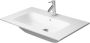 Duravit ME by Starck meubelwastafel 1 kraangat met overloop 83x49cm mat wit 2336833200 - Thumbnail 1