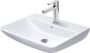 Duravit Me by starck wastafel 65x49 cm. 1x kraangat met overloop wit 2335650000 - Thumbnail 1