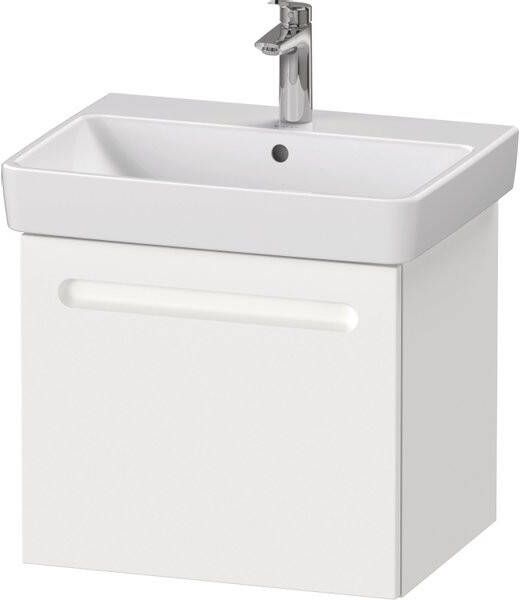 Duravit Wastafelkast No.1 Met 1 Lade 49x42.6x47.8 cm Met Geïntegreerde greep Mat Wit