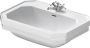 Duravit Serie 1930 wastafel 70x50cm 1 kraangat overloop wit 04387000001 - Thumbnail 1