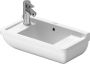 DURAVIT Starck 3 keramische fontein 500x260mm uittikbare kraangaten: links en rechts wit - Thumbnail 1