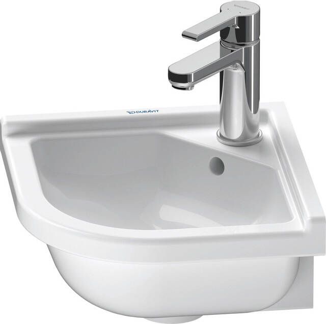 Duravit Starck 3 Hoekfontein 43x38x16 cm Rechthoek Keramiek Glanzend Wit