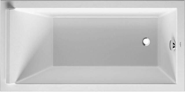 Duravit Starck kunststof inbouwbad acryl rechthoekig 150x75x46cm wit 700332000000000