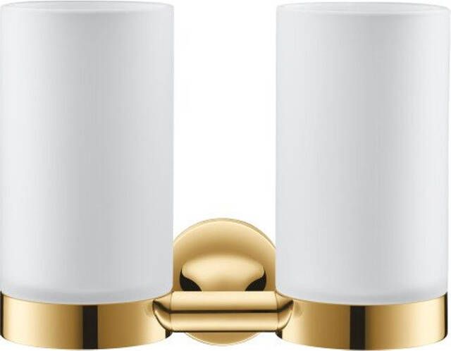 Duravit Starck T Tandenborstelhouder dubbel matglas goud gepolijst 0099483400