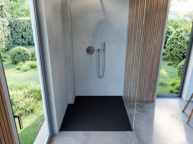 Duravit Sustano Douchebak 90x80x3cm Rechthoek DuraSolid Antraciet mat 720270650000000