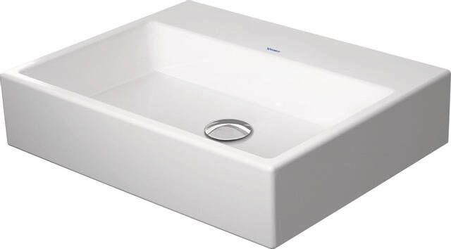 Duravit Vero Air Opbouw Wastafel 60x47cm zonder kraangat zonder overloop rugzijde geglazuurd wit 2352600070