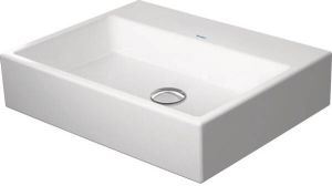 Duravit Vero Air opbouwwastafel geslepen en rugzijde geglazuurd zonder kraangat zonder overloop 60x47cm met WonderGliss wit 23526000701
