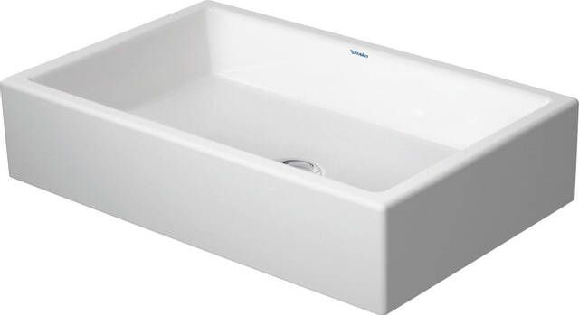 Duravit Vero Air Opbouw Wastafel 60x38cm zonder kraangat zonder overloop keramiek wit 2351600000 - Foto 1