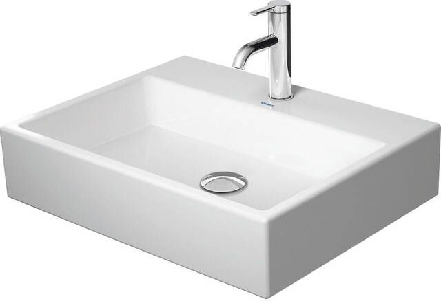 Duravit Vero Air Wastafel 60x47cm 1 kraangat zonder overloop geslepen wit 2350600071