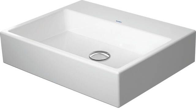 Duravit Vero Air Wastafel 60x47cm hangend zonder kraangat zonder overloop geslepen wit 2350600079