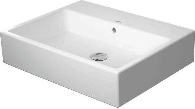 Duravit Vero Air Wastafel 60x47cm zonder kraangat met overloop wit 2350600060